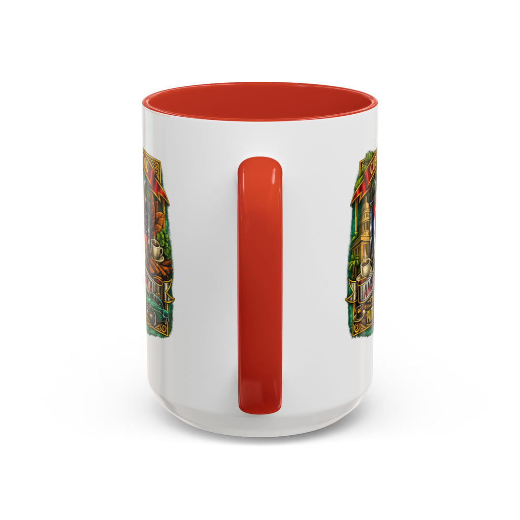 Cuban/American Pride - Cuban by Blood, American by Birth Accent Coffee Mug (11/15oz)