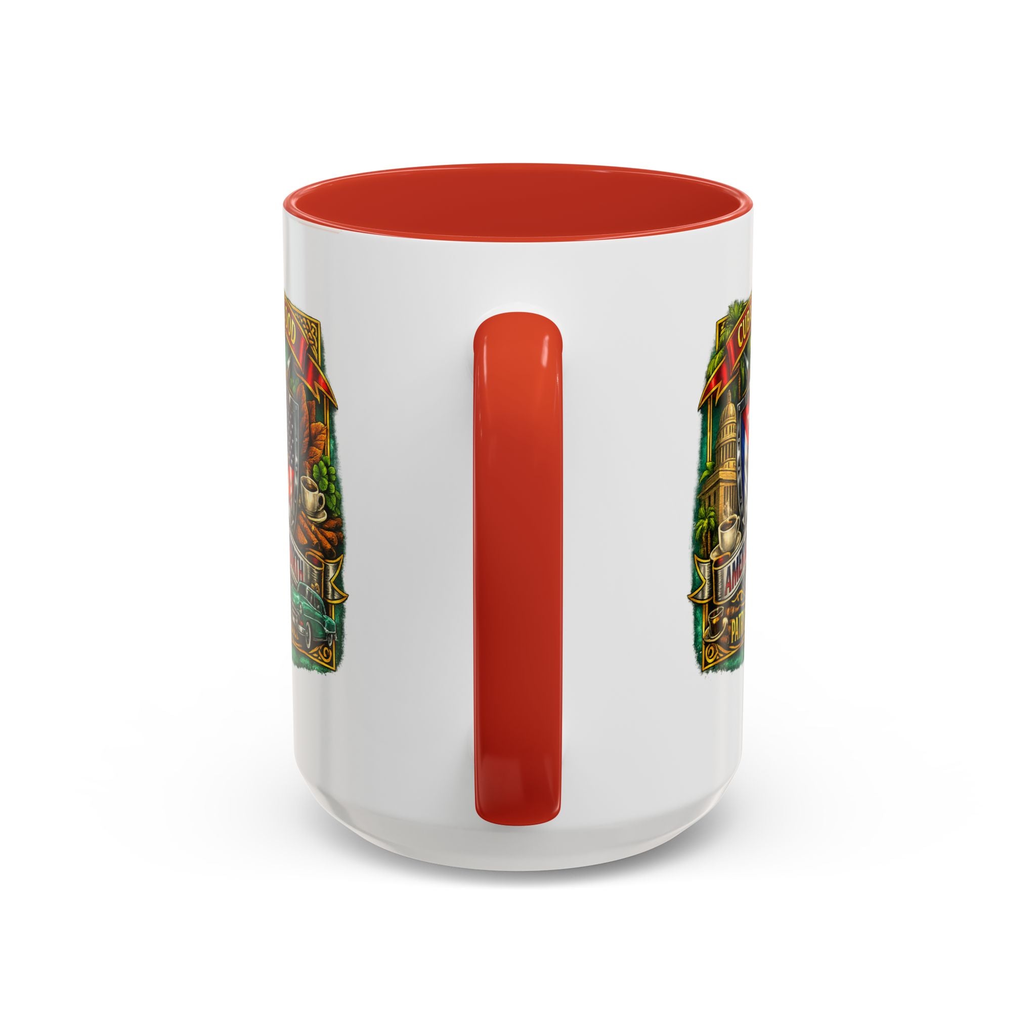 Cuban/American Pride - Cuban by Blood, American by Birth Accent Coffee Mug (11/15oz)
