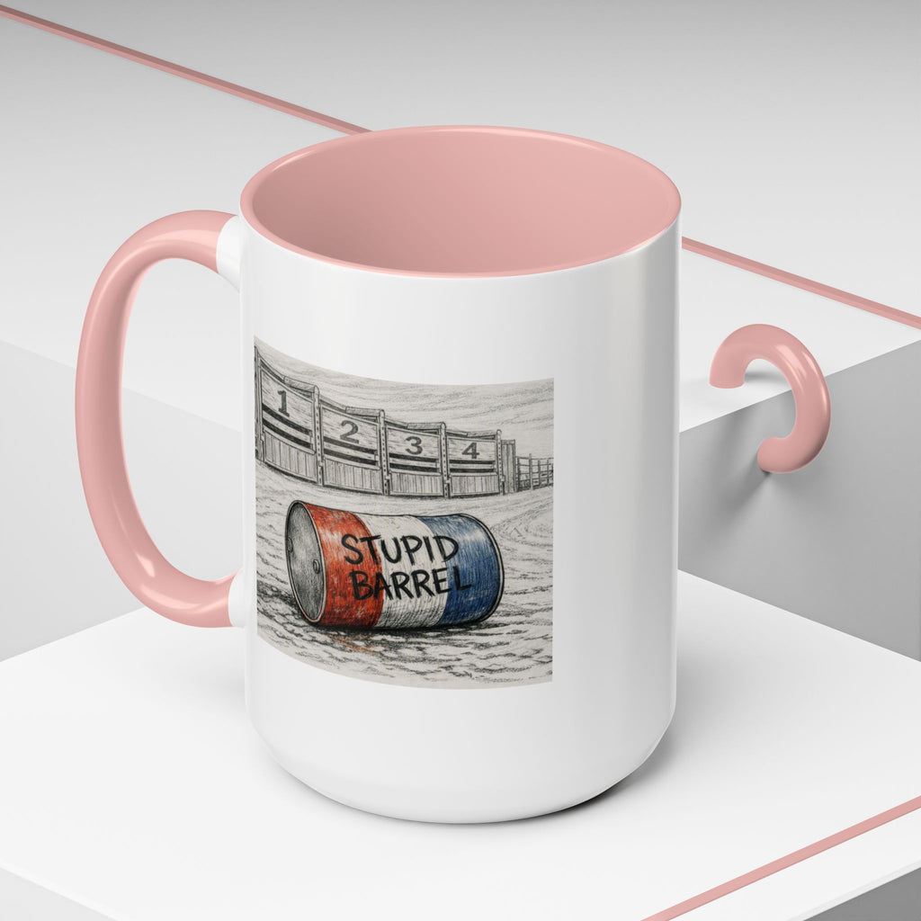 Out of the Money Barrel Racing Coffee Mug — Rodeo Cowgirl Accent Mug (11/15 oz)