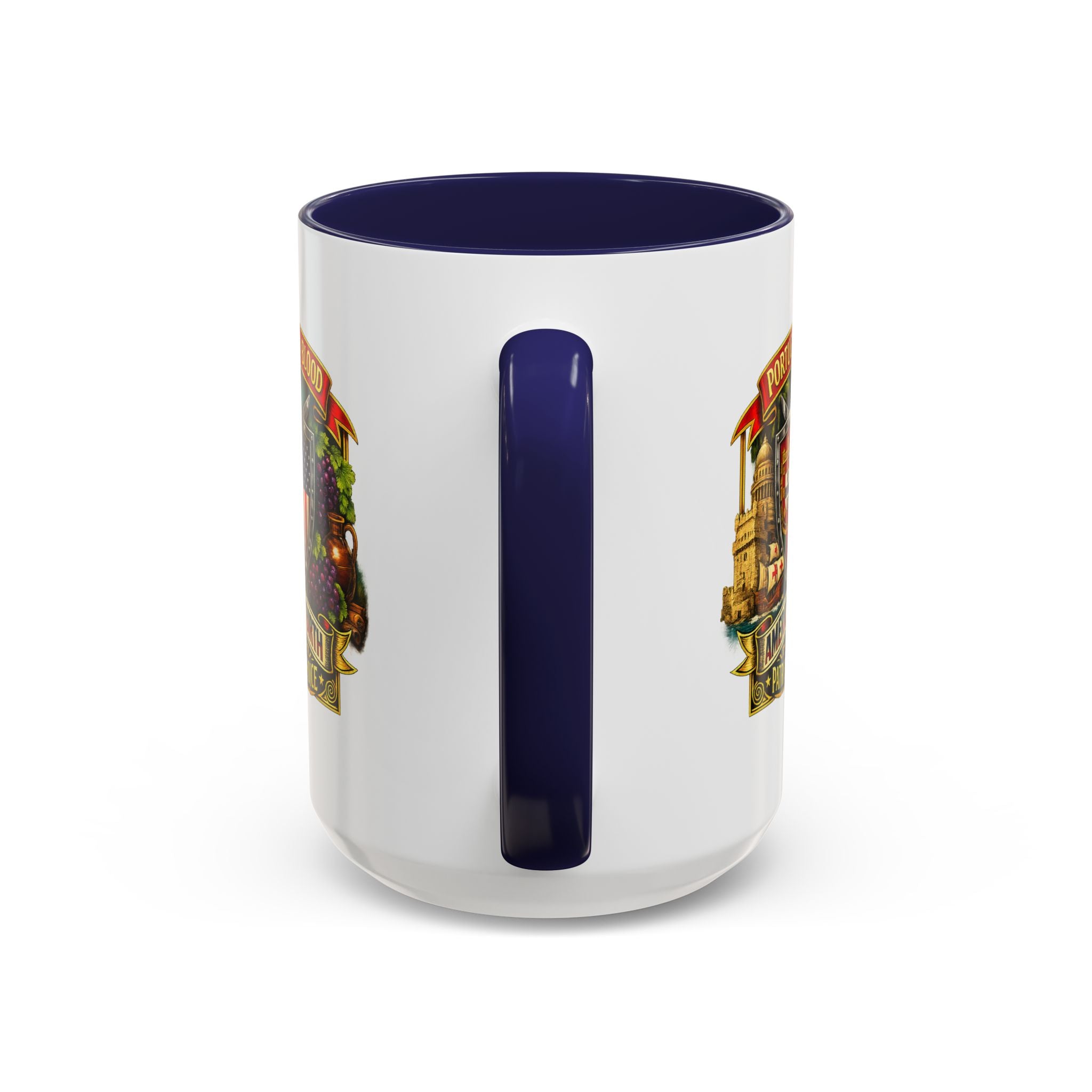 Portuguese/American Pride Mug - Coffee Ceramic Mug