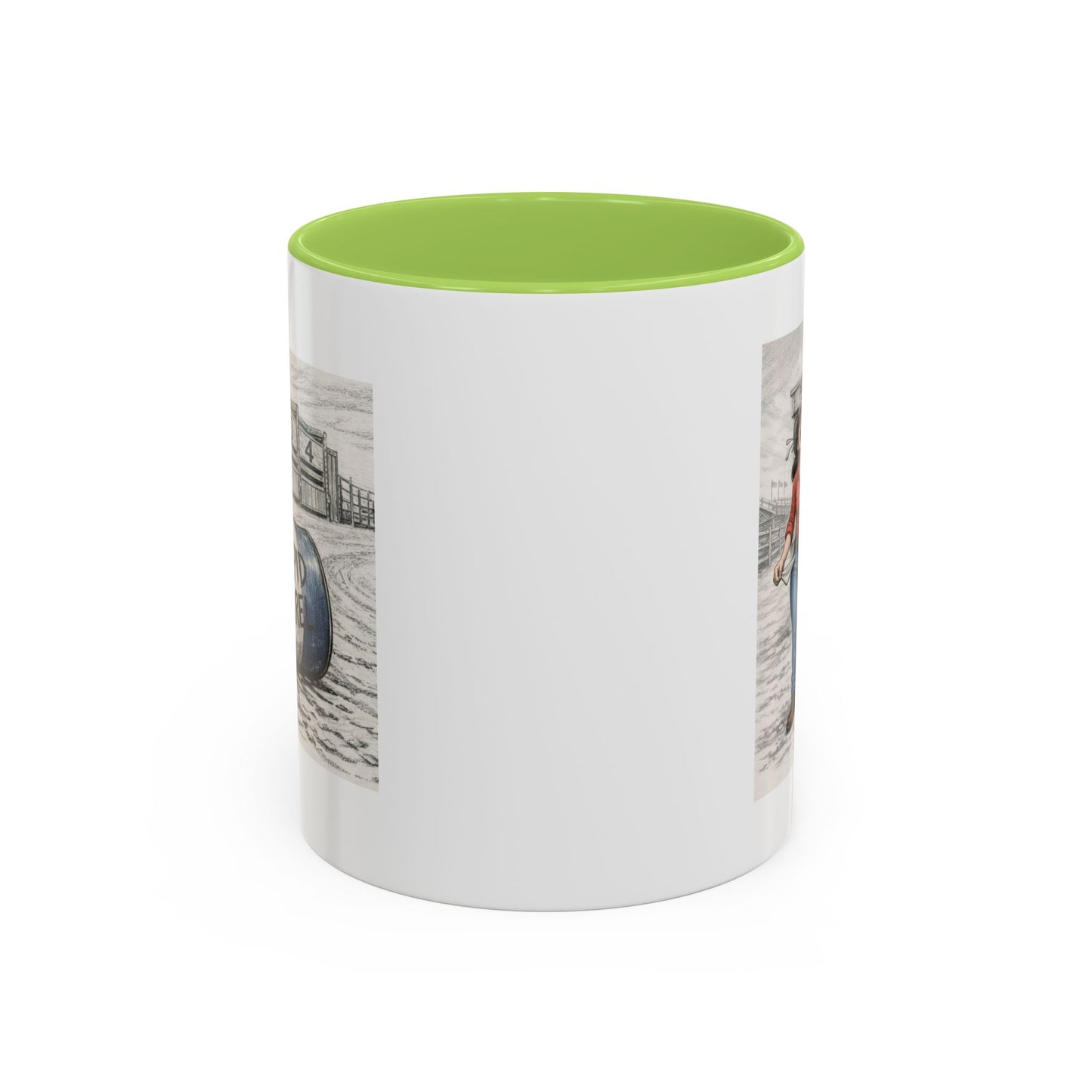 Out of the Money Barrel Racing Coffee Mug — Rodeo Cowgirl Accent Mug (11/15 oz)