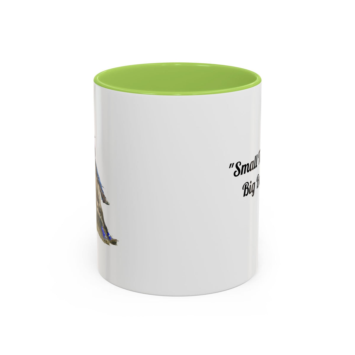 Barrel Racing Dreams Coffee Mug — "Small Town Girl, Big Buckle Dreams" Accent Mug