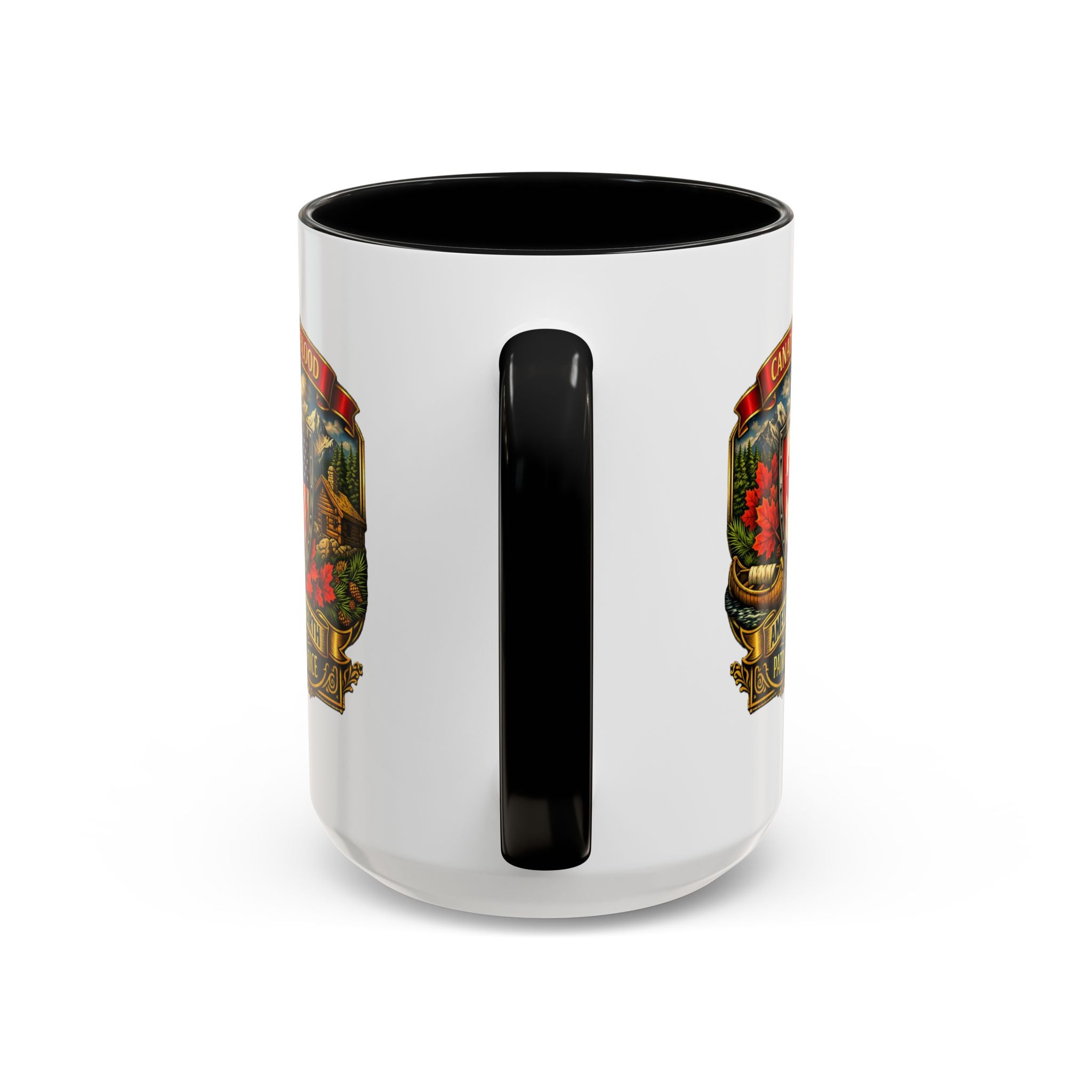 Canadian by Blood American by Birth Accent Coffee Mug — Patriot by Choice 11/15oz