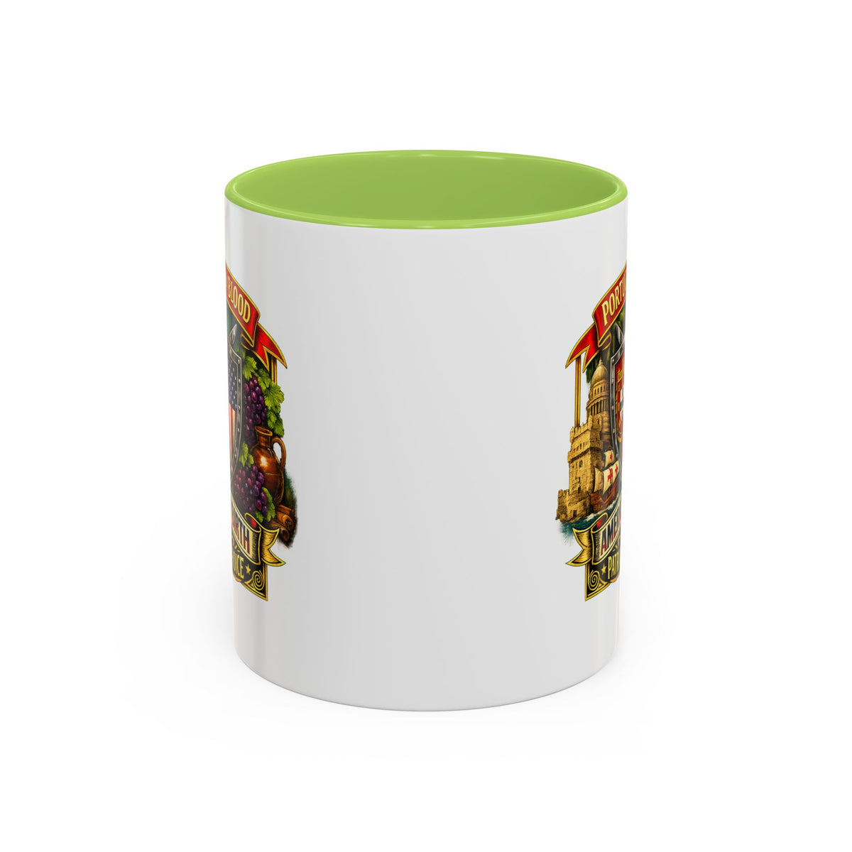 Portuguese/American Pride Mug - Coffee Ceramic Mug