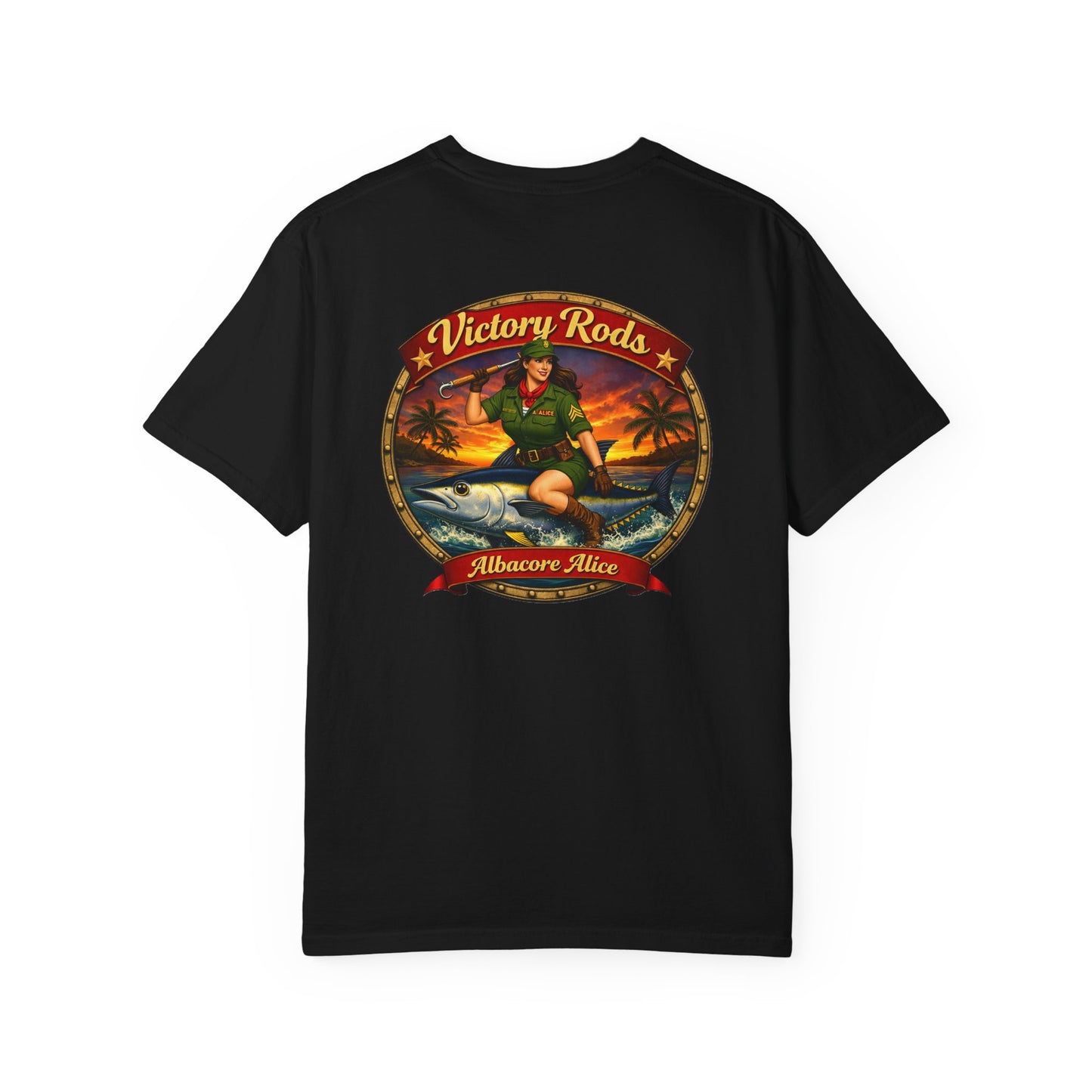 Victory Rods "Allencore Alice" Fishing Graphic T-Shirt