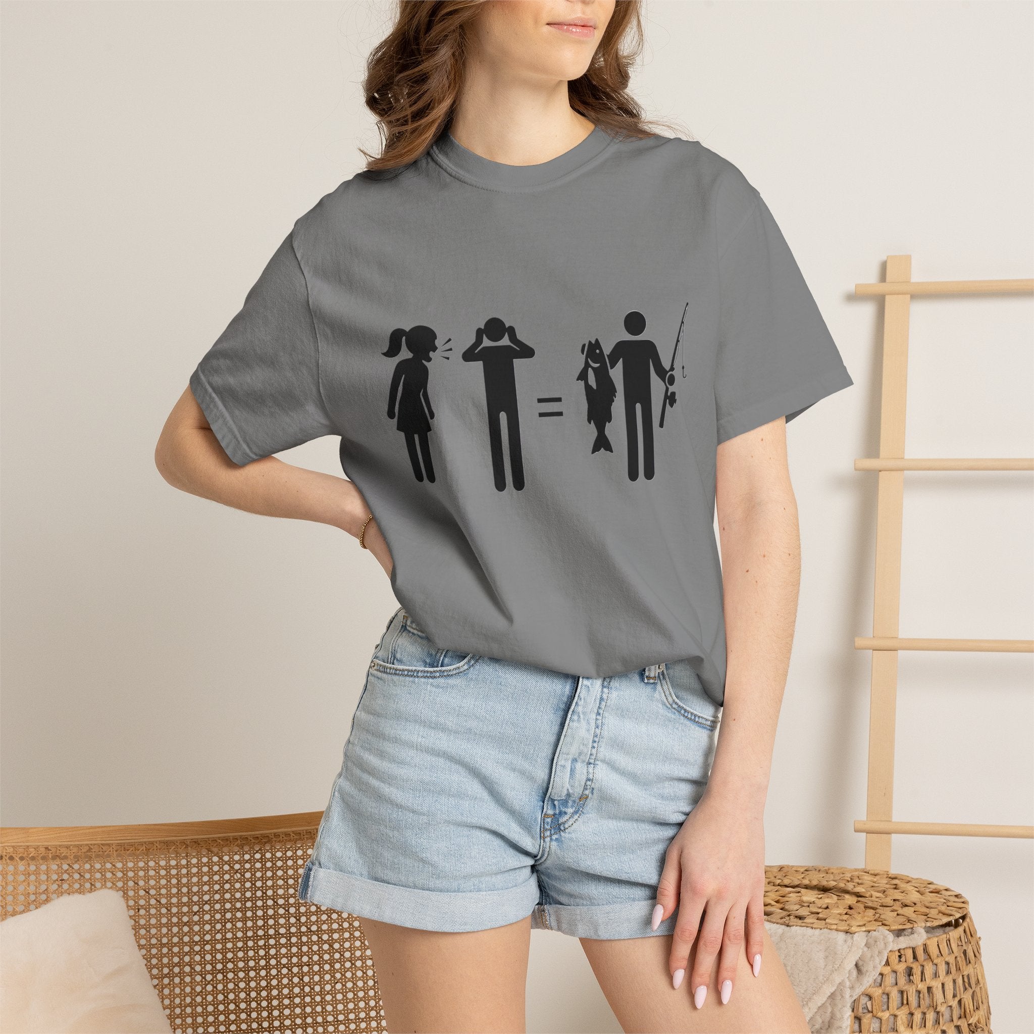 Fishing Humor T-Shirt – Fishing therapy Graphic Tee