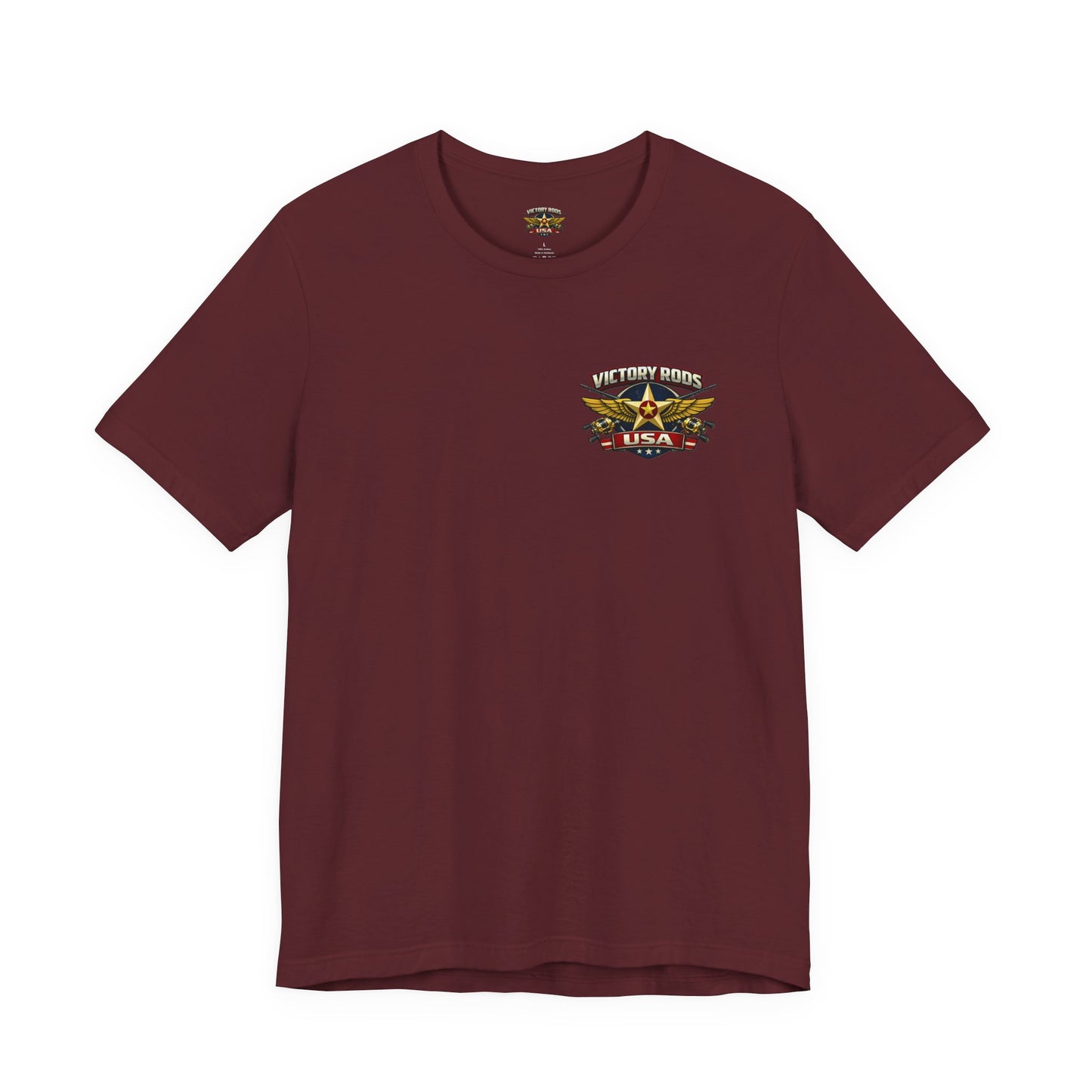 Barracuda Belle Vintage Pinup Tee — Victory Rods Motorcycle T‑Shirt