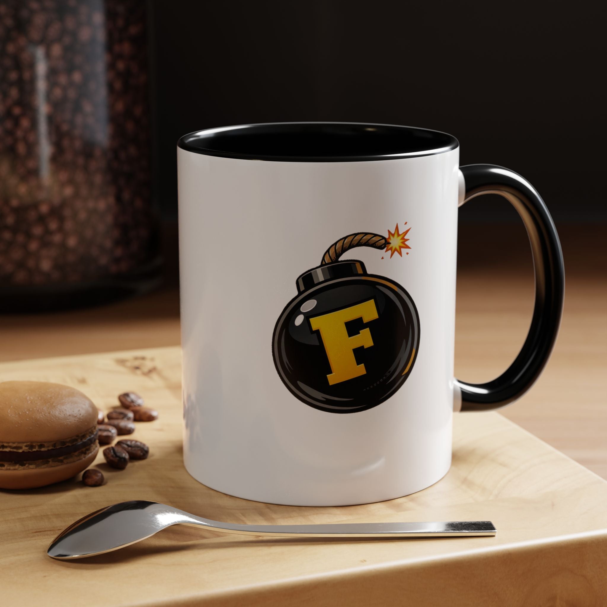 Funny "F" Bomb Accent Coffee Mug – 11oz/15oz Ceramic