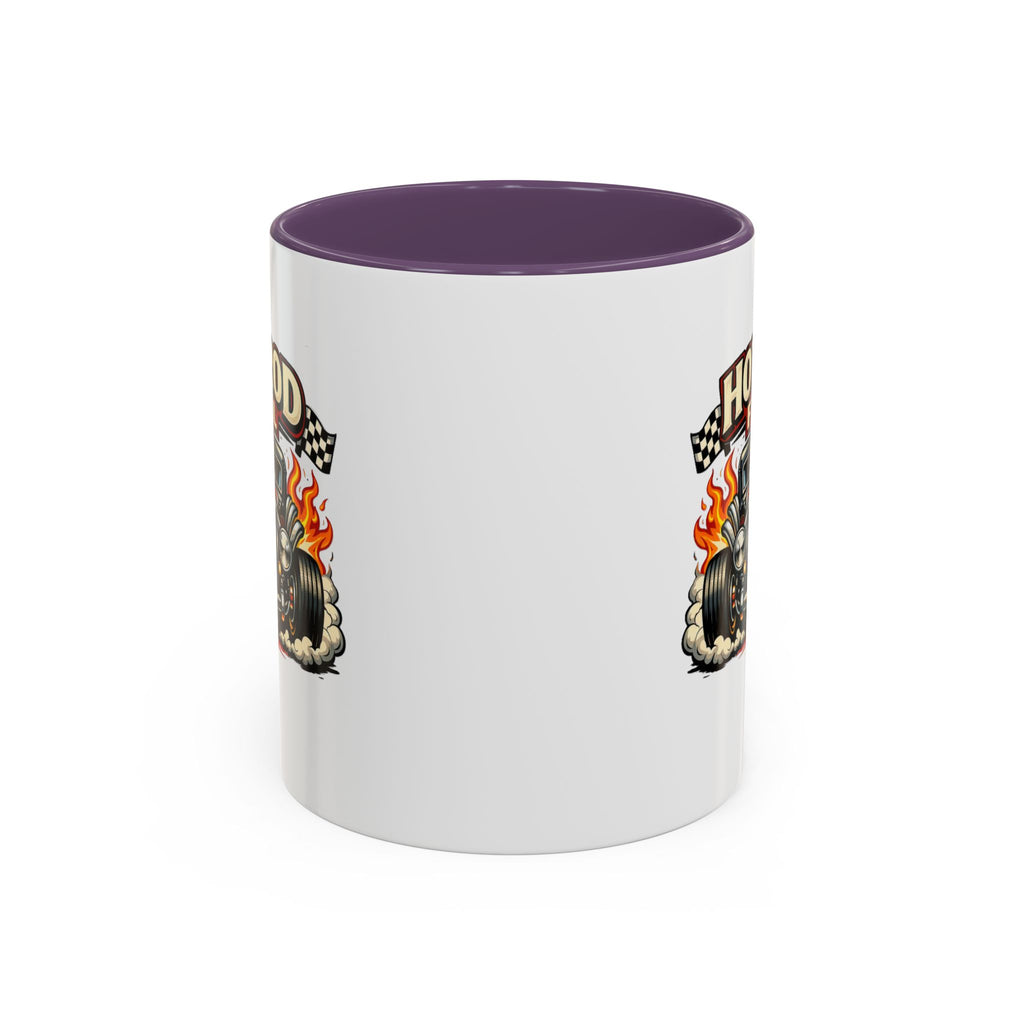 Hot Rod Fuel Coffee Mug — Vintage Muscle Car Racing Accent Mug