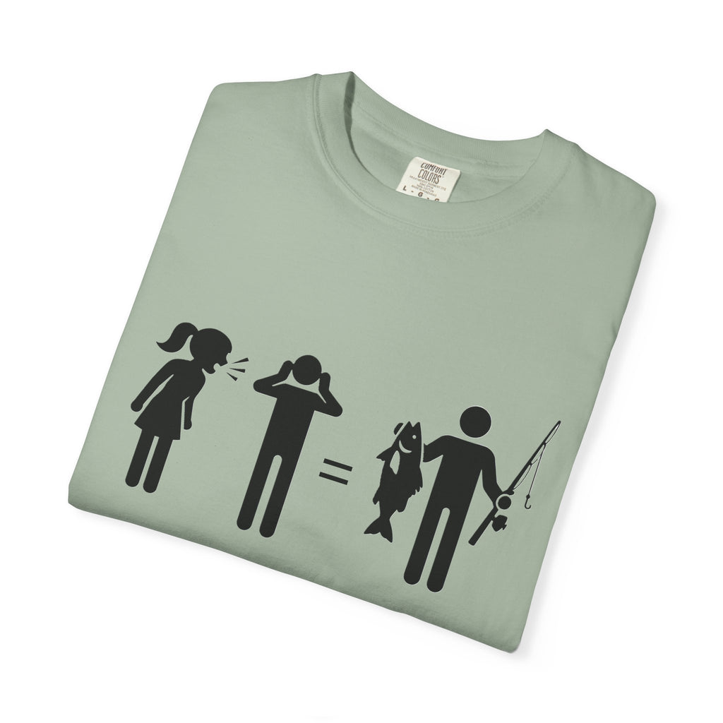 Fishing Humor T-Shirt – Fishing therapy Graphic Tee