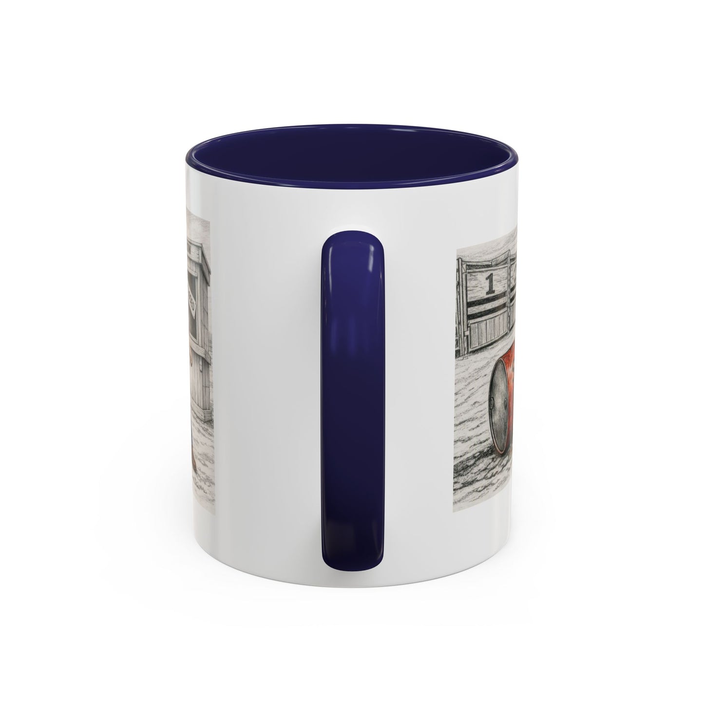 Out of the Money Barrel Racing Coffee Mug — Rodeo Cowgirl Accent Mug (11/15 oz)