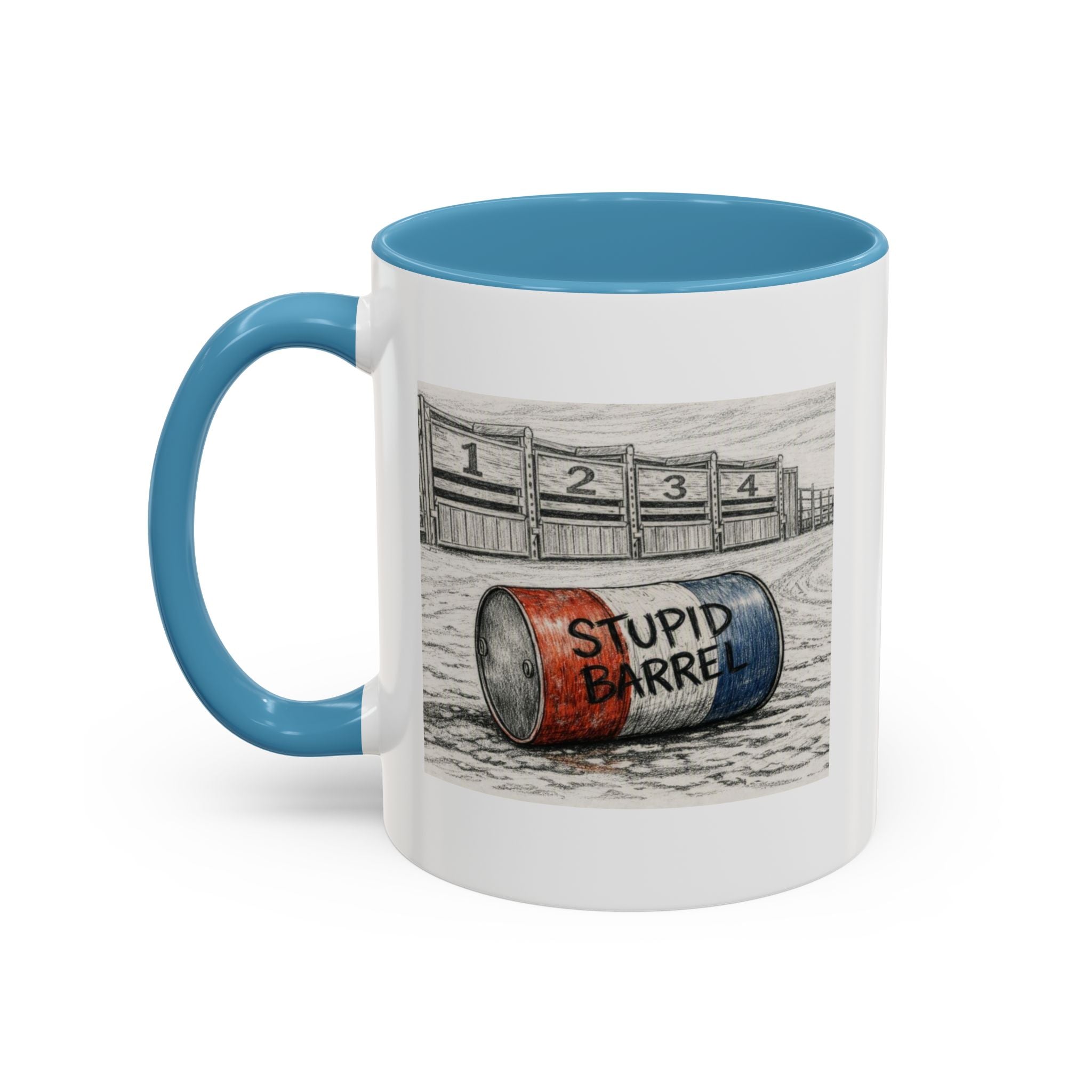 Out of the Money Barrel Racing Coffee Mug — Rodeo Cowgirl Accent Mug (11/15 oz)