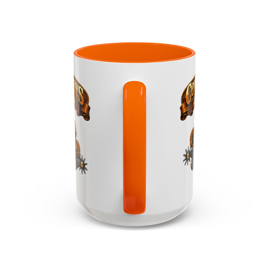 Cowboys Cup Coffee Mug — Western Spur & Leather Design (11/15oz)