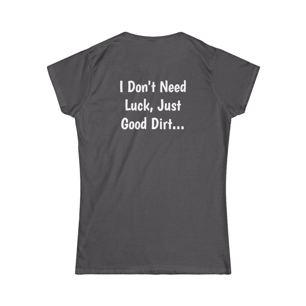 "Stupid Barrel" Women's White Soft style Tee — Classic Everyday Crewneck T-Shirt