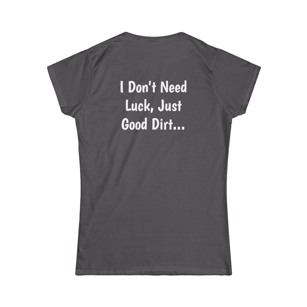 "Stupid Barrel" Women's White Soft style Tee — Classic Everyday Crewneck T-Shirt
