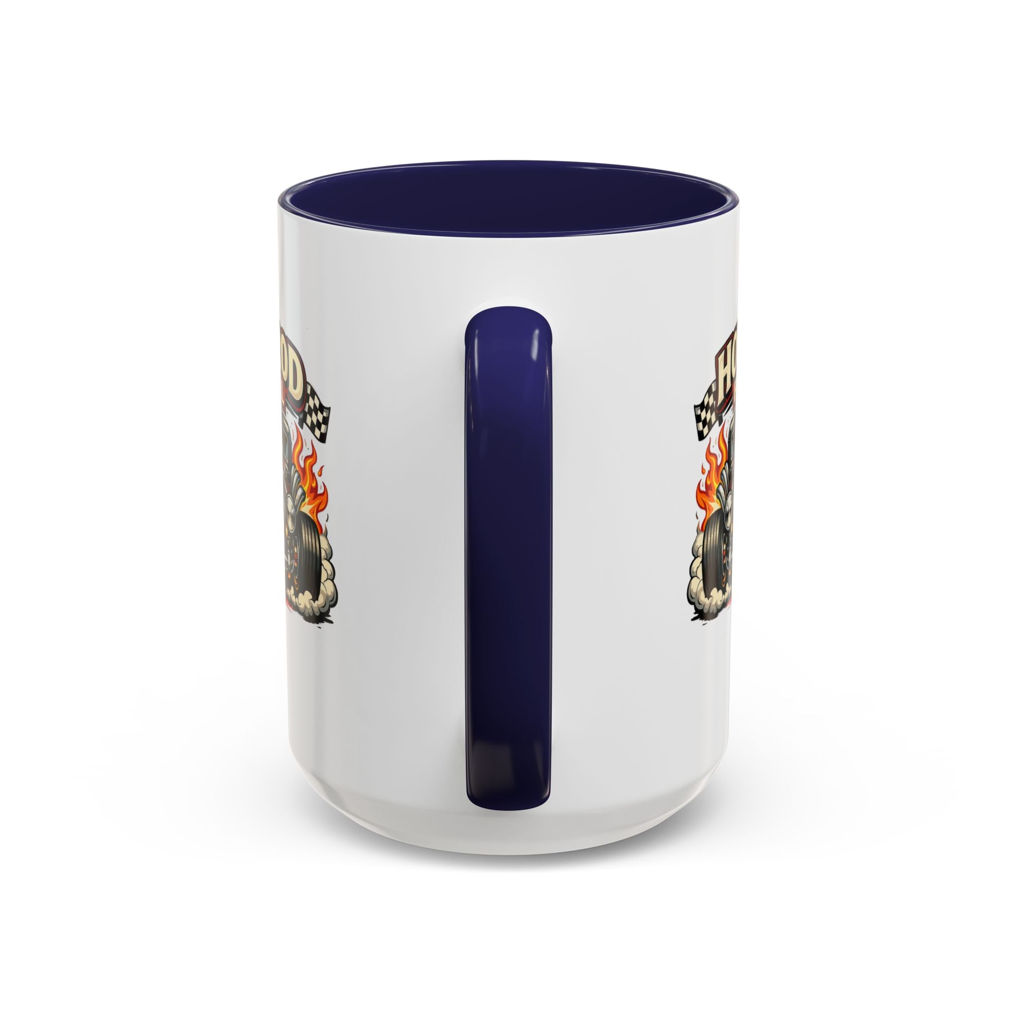 Hot Rod Fuel Coffee Mug — Vintage Muscle Car Racing Accent Mug