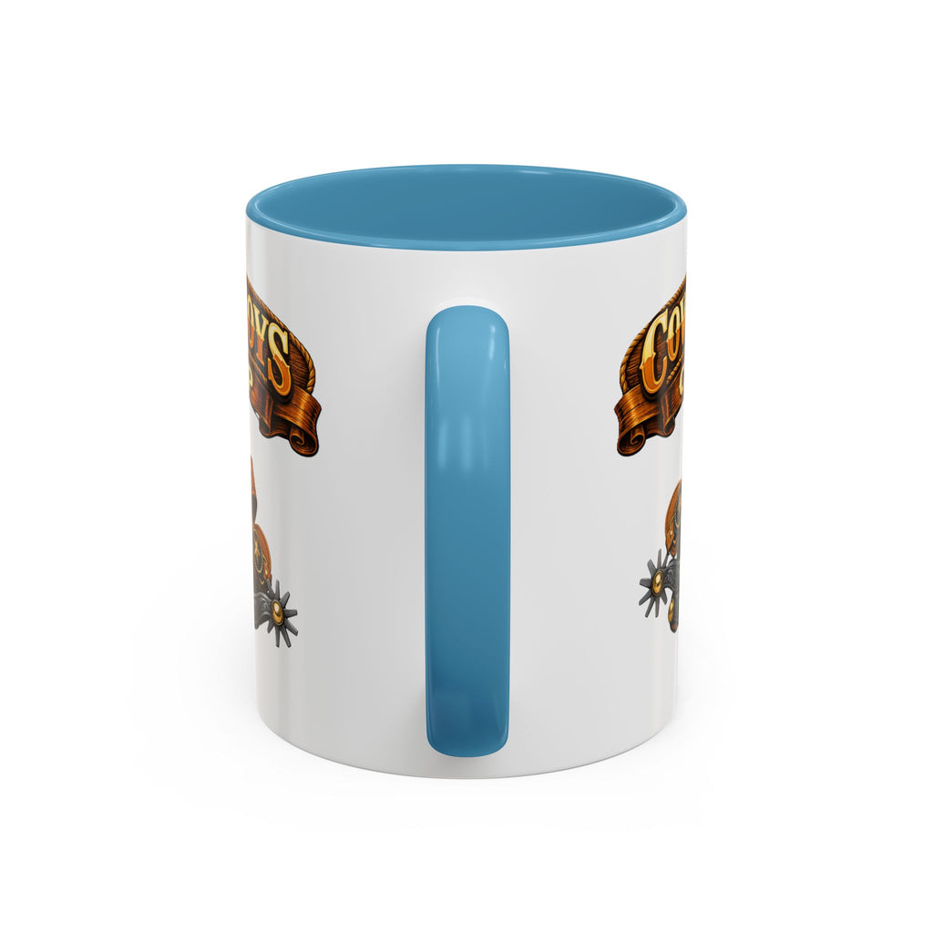 Cowboys Cup Coffee Mug — Western Spur & Leather Design (11/15oz)