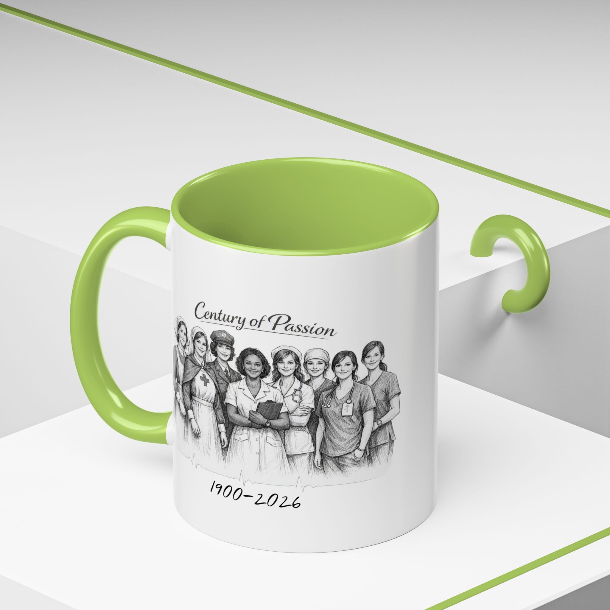 A Century of Passion - Accent Coffee Mug (11, 15oz)