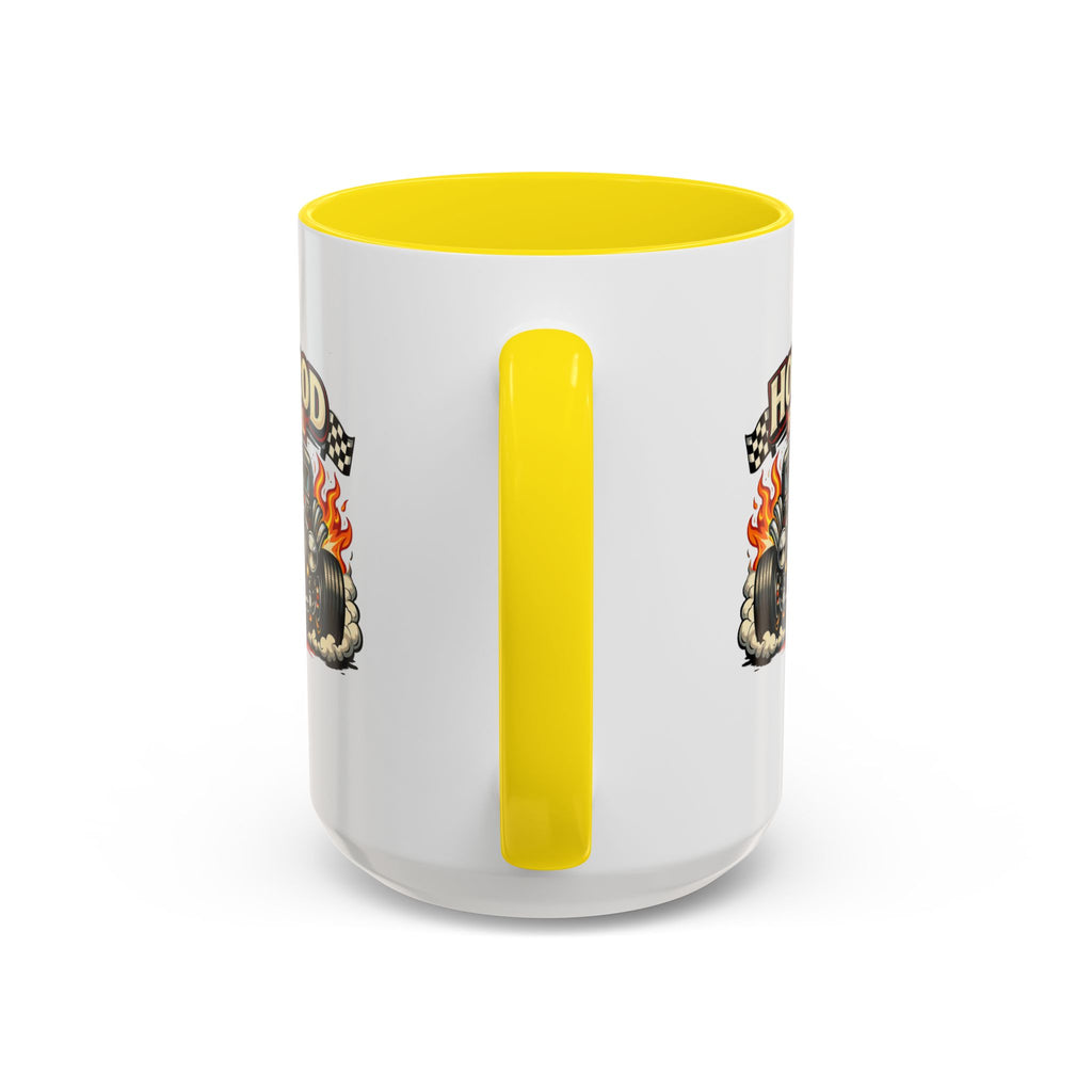 Hot Rod Fuel Coffee Mug — Vintage Muscle Car Racing Accent Mug