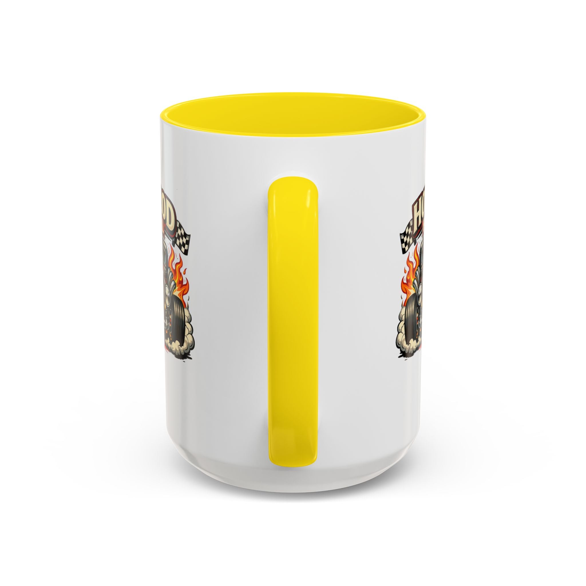 Hot Rod Fuel Coffee Mug — Vintage Muscle Car Racing Accent Mug