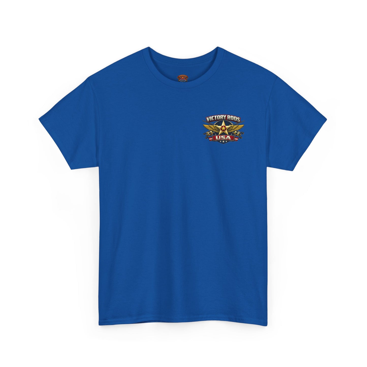 Vintage Pinup Fishing T-Shirt — “Victory Rods” Calico Carol Graphic Tee