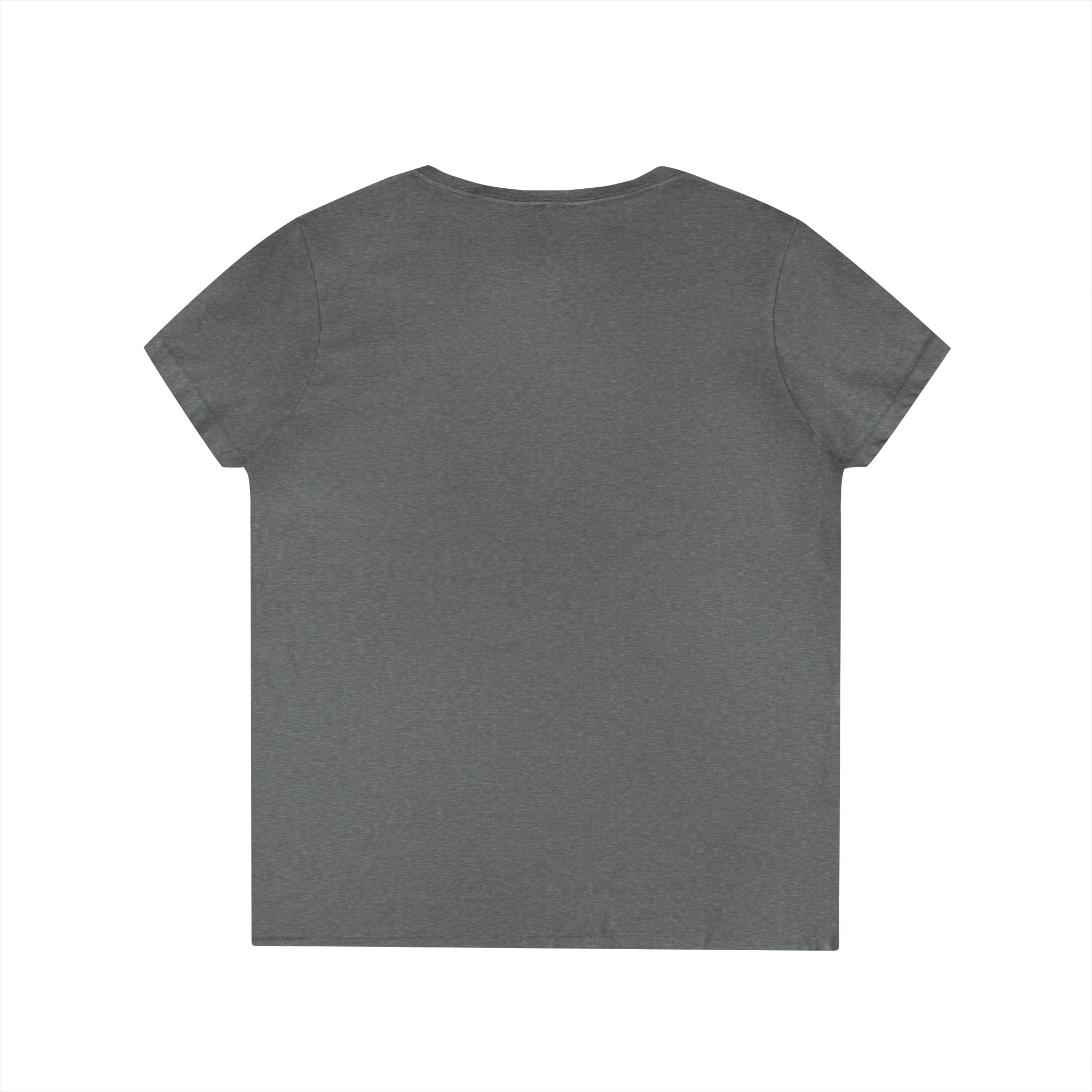 Floral Autumn Colors Bull Skull V-Neck Tee