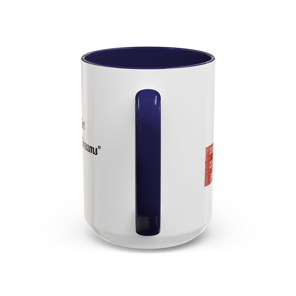 Barrel Racing Dreams Coffee Mug — "Small Town Girl, Big Buckle Dreams" Accent Mug