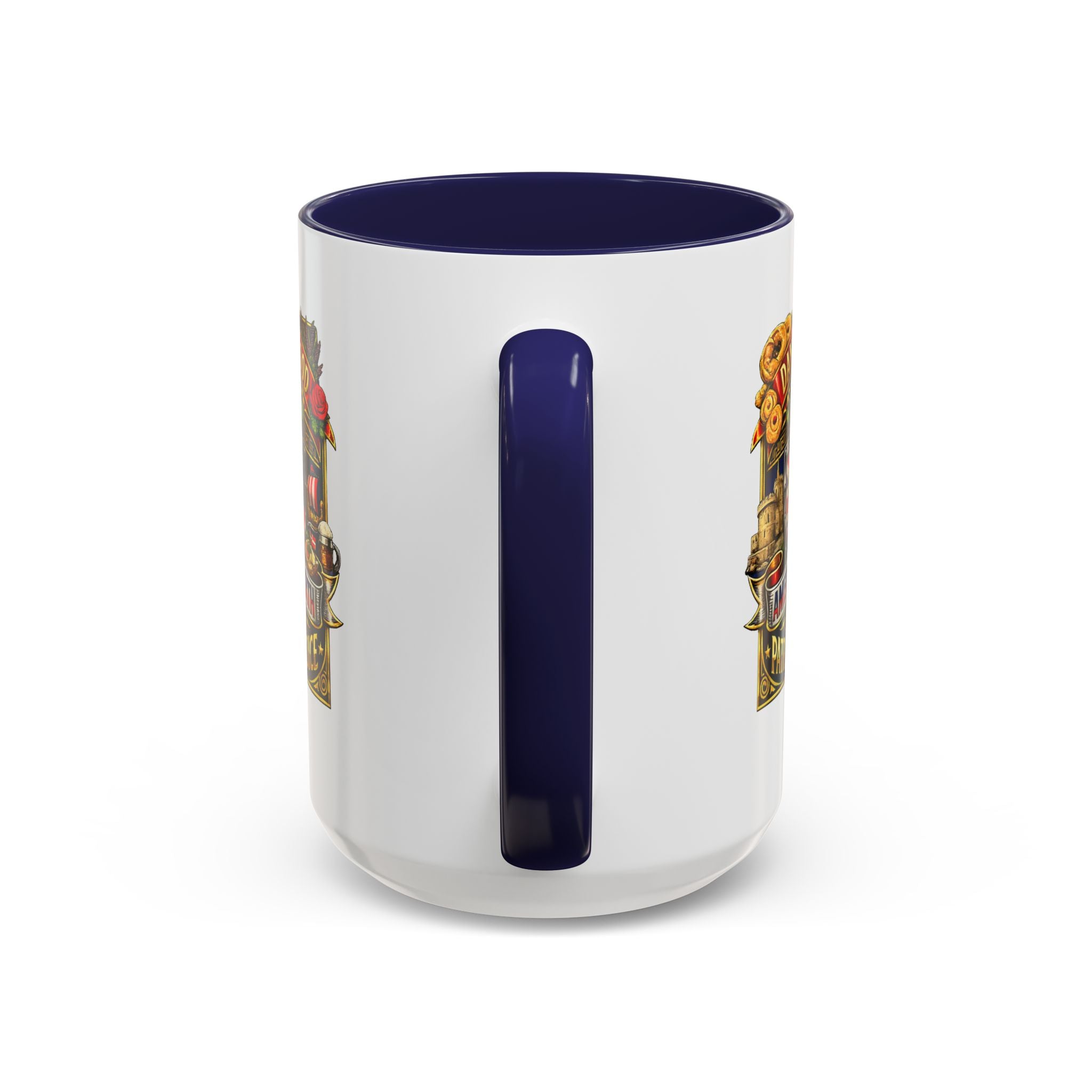 Danish/American Pride Danish by Blood, American by Birth Accent Coffee Mug (11/15oz)