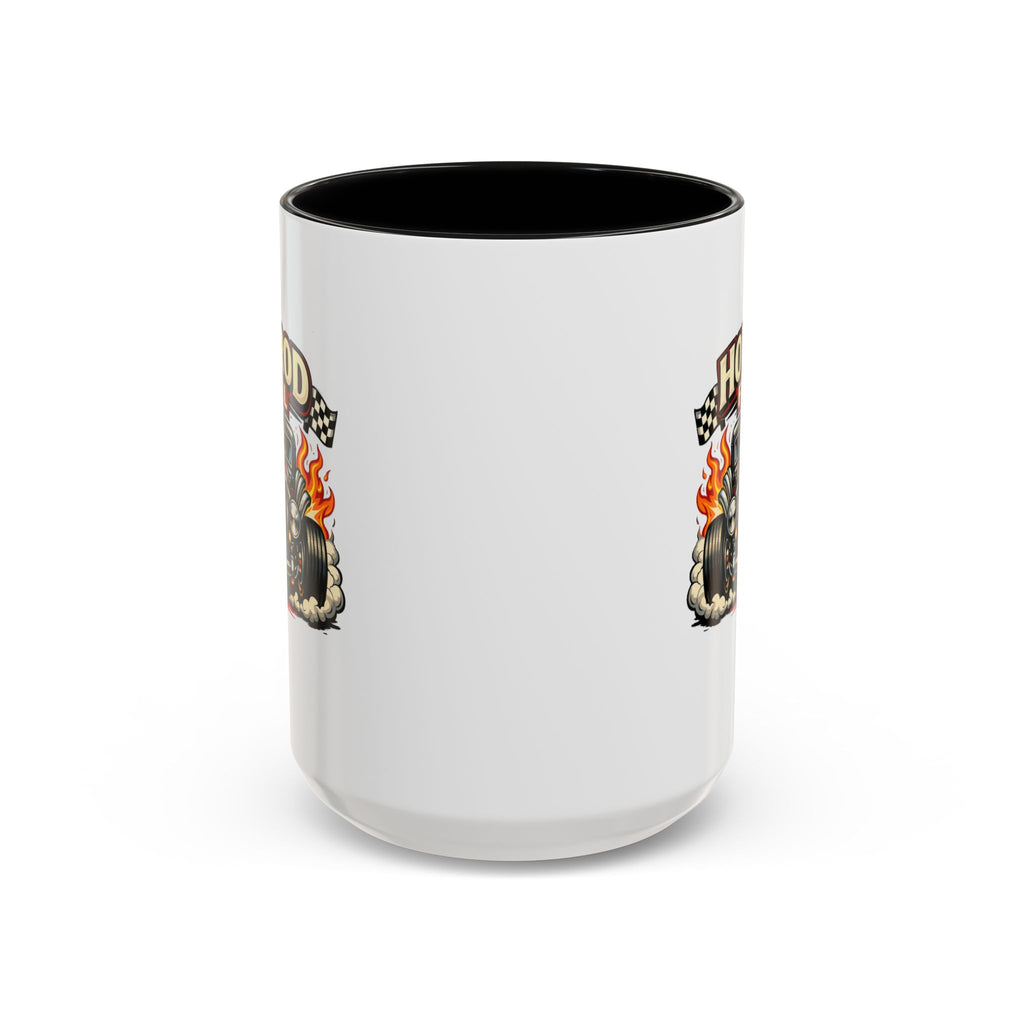 Hot Rod Fuel Coffee Mug — Vintage Muscle Car Racing Accent Mug