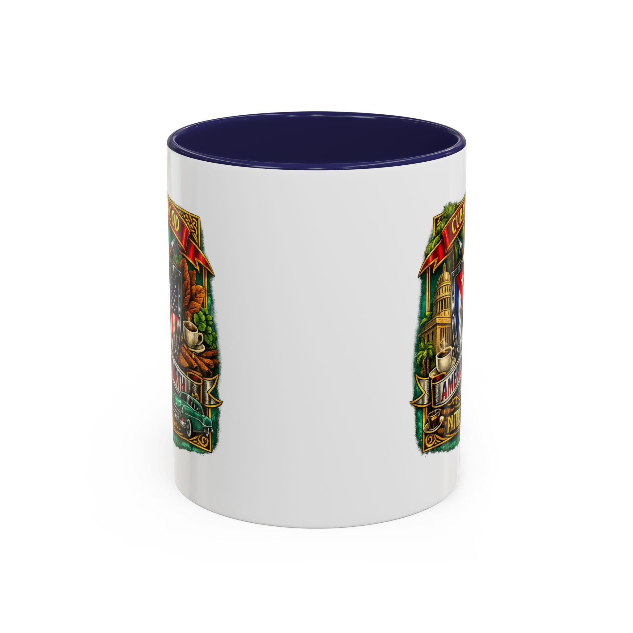 Cuban/American Pride - Cuban by Blood, American by Birth Accent Coffee Mug (11/15oz)