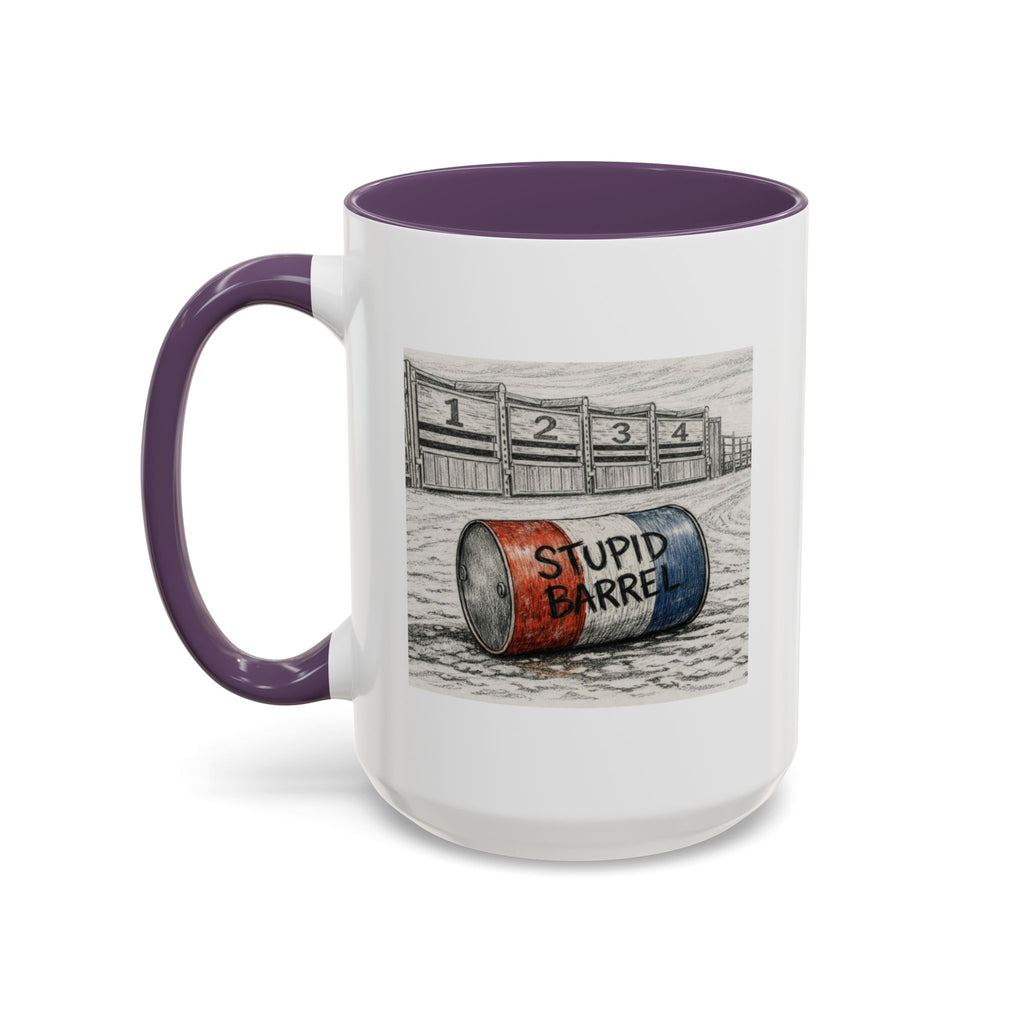 Out of the Money Barrel Racing Coffee Mug — Rodeo Cowgirl Accent Mug (11/15 oz)