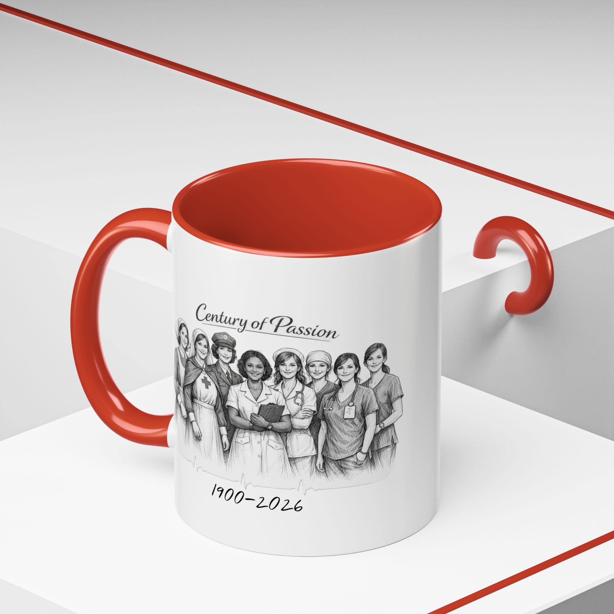 A Century of Passion - Accent Coffee Mug (11, 15oz)