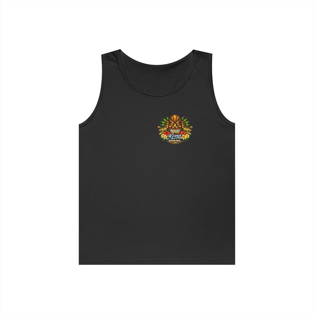 Kona Rods Vintage Pinup Beach Tank Top — 'Thresher Shark Anne' Retro WWII Nose Art