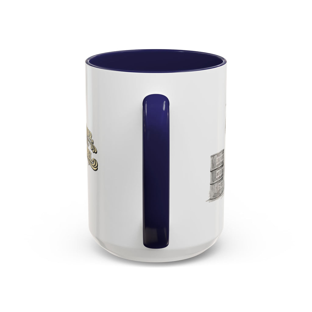 Barrel Racing Coffee Mug — "Horse and Rider Focused on the Next Barrel"