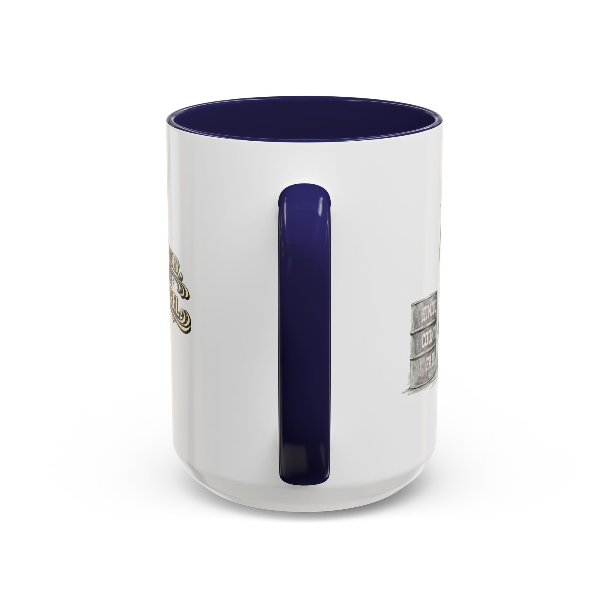 Barrel Racing Coffee Mug — "Horse and Rider Focused on the Next Barrel"