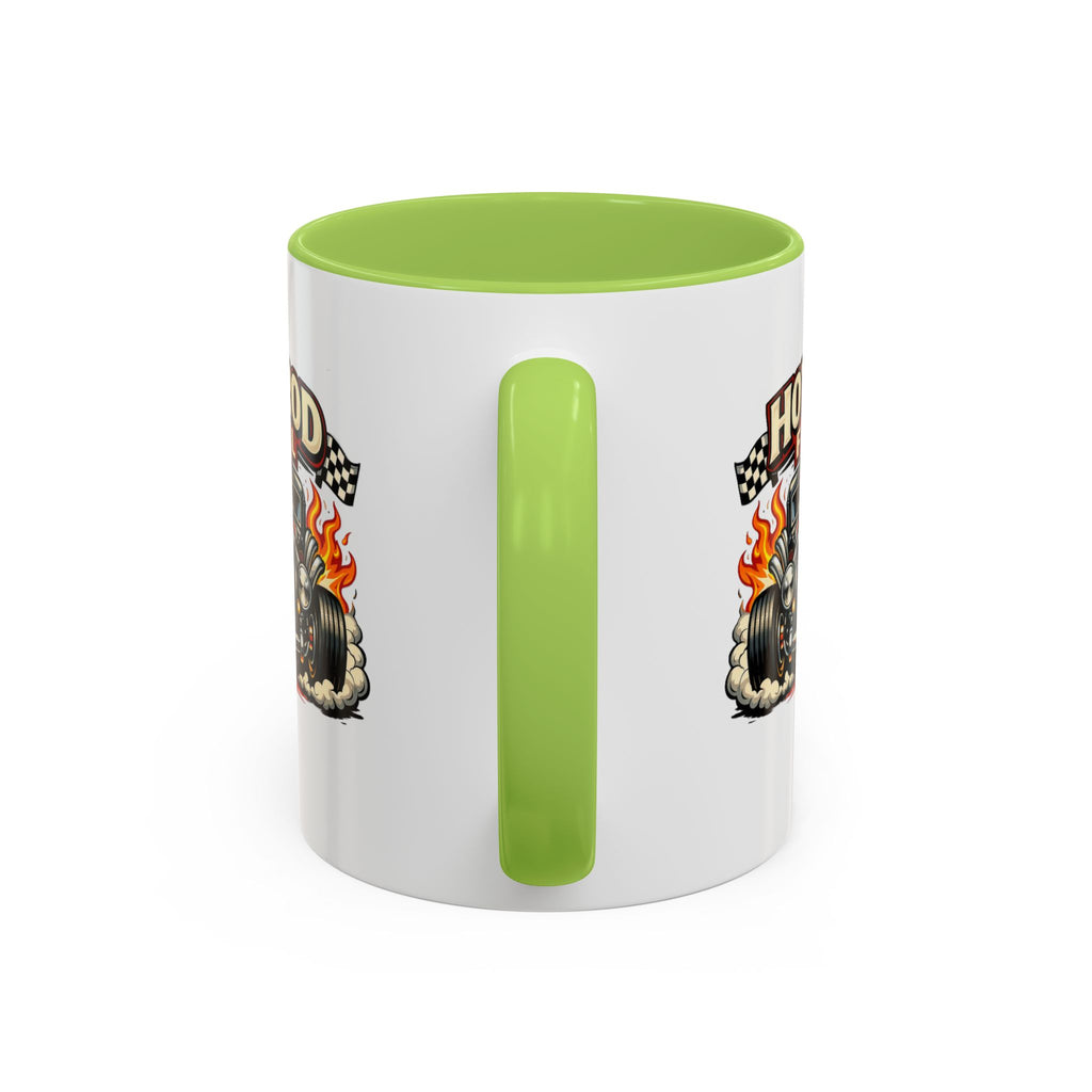 Hot Rod Fuel Coffee Mug — Vintage Muscle Car Racing Accent Mug