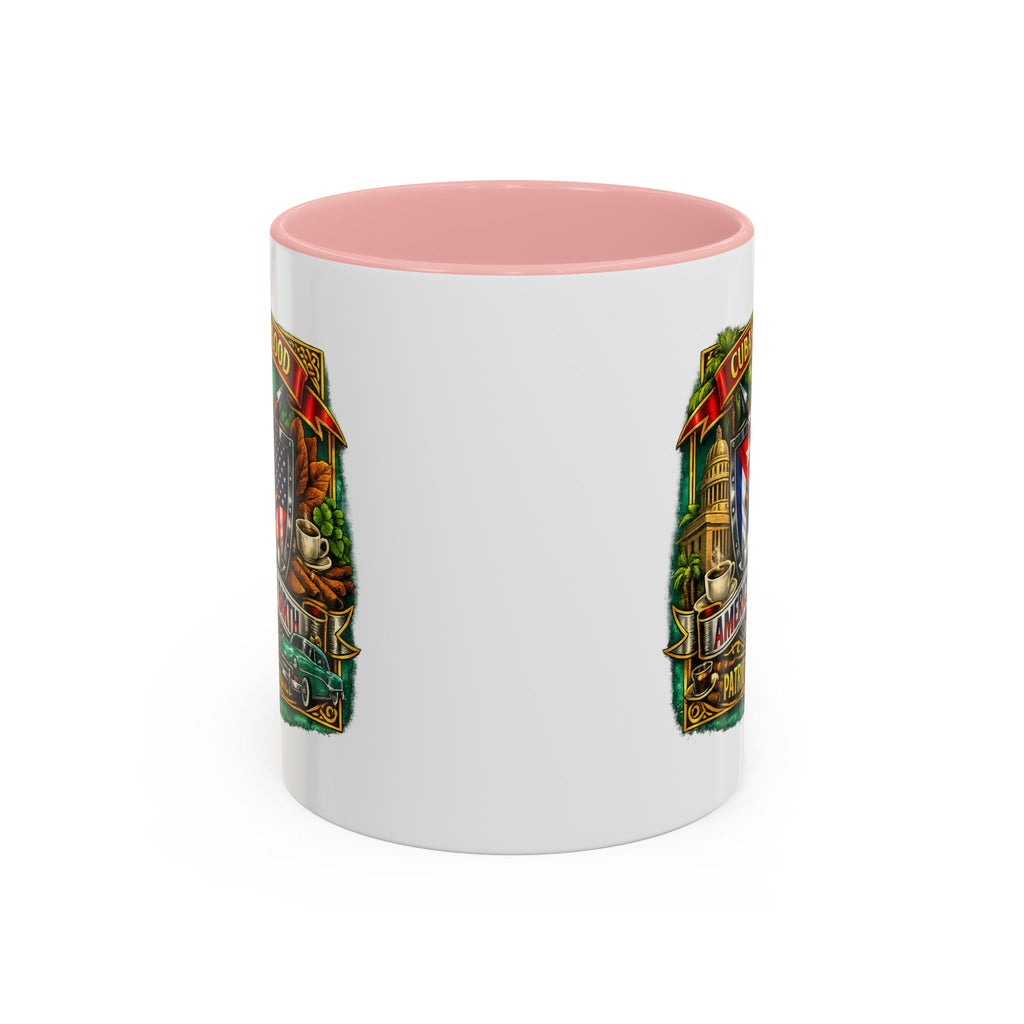 Cuban/American Pride - Cuban by Blood, American by Birth Accent Coffee Mug (11/15oz)