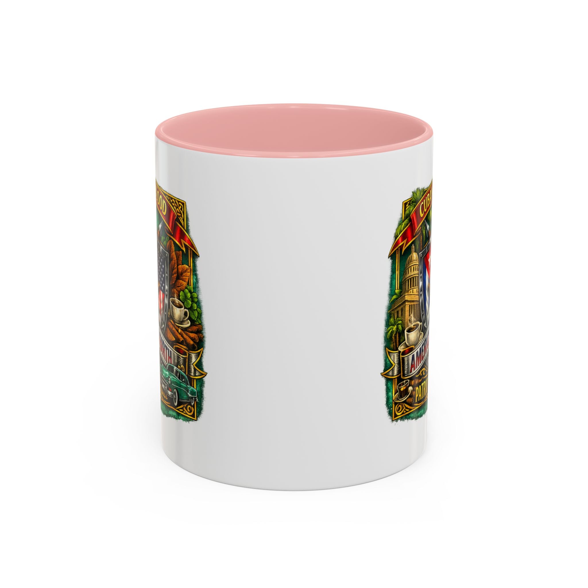 Cuban/American Pride - Cuban by Blood, American by Birth Accent Coffee Mug (11/15oz)