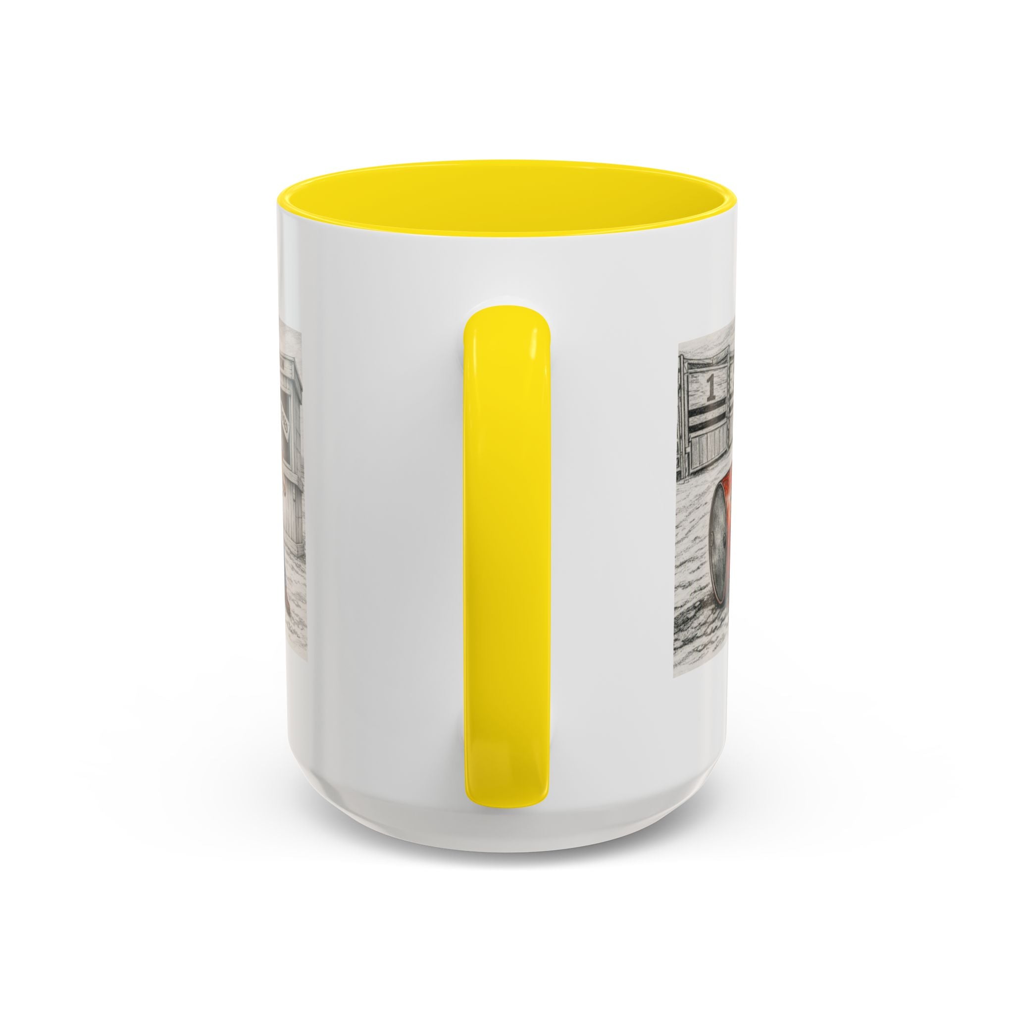 Out of the Money Barrel Racing Coffee Mug — Rodeo Cowgirl Accent Mug (11/15 oz)