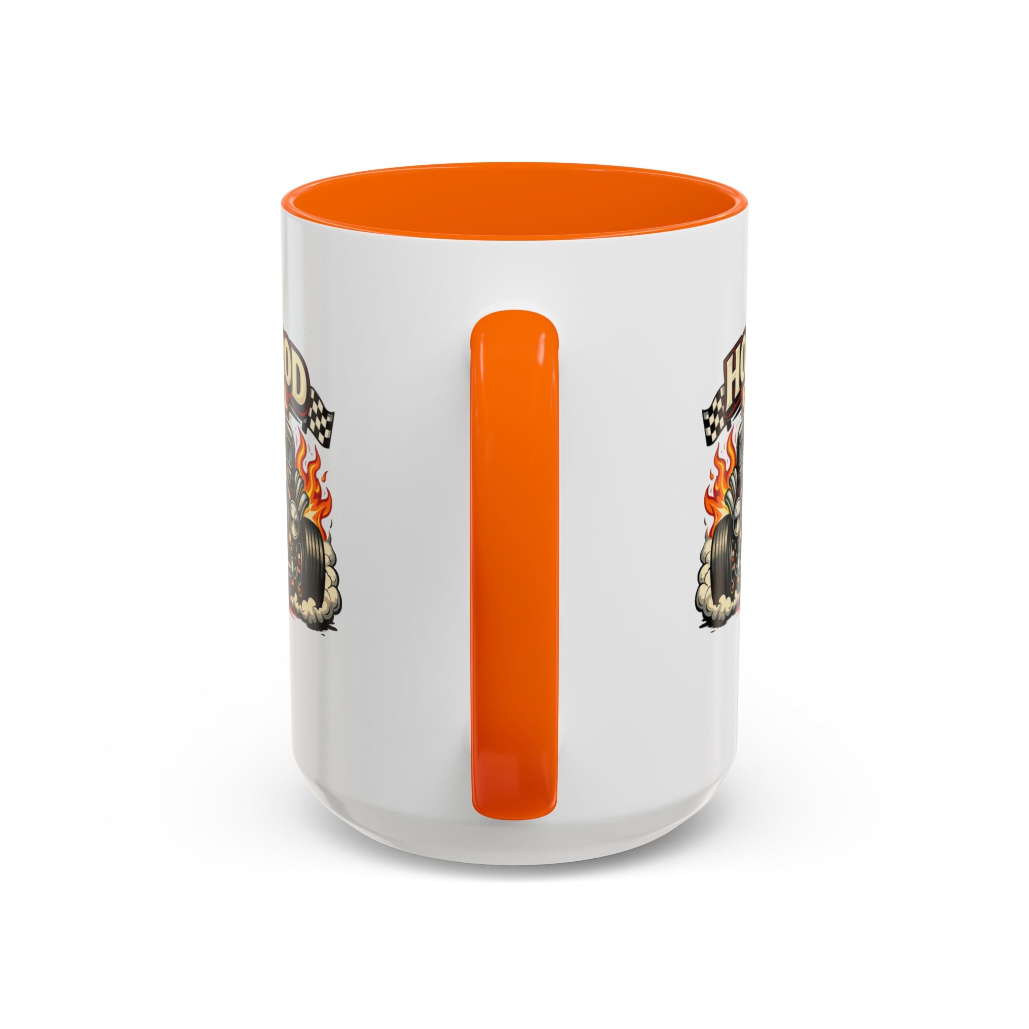 Hot Rod Fuel Coffee Mug — Vintage Muscle Car Racing Accent Mug