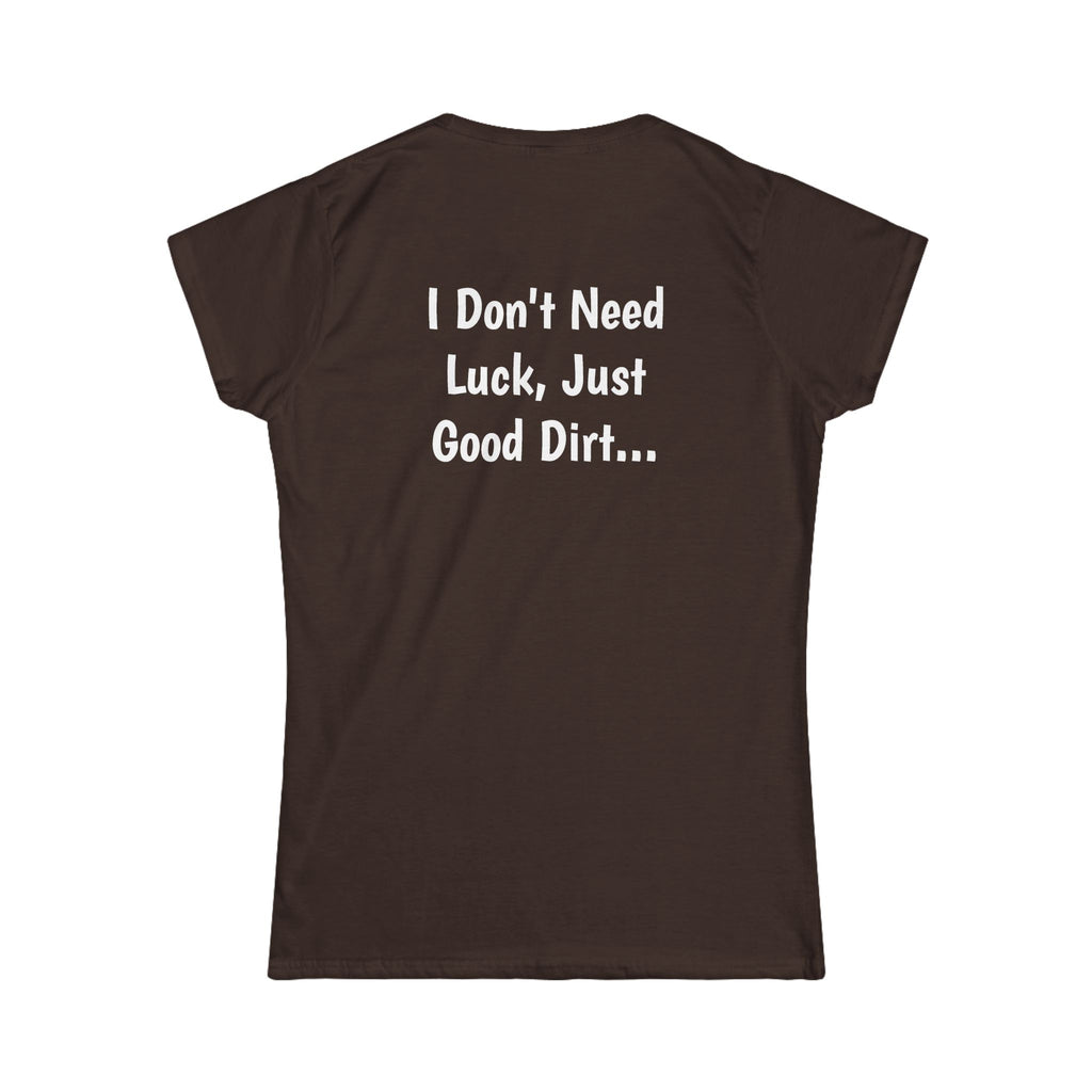 "Stupid Barrel" Women's White Soft style Tee — Classic Everyday Crewneck T-Shirt
