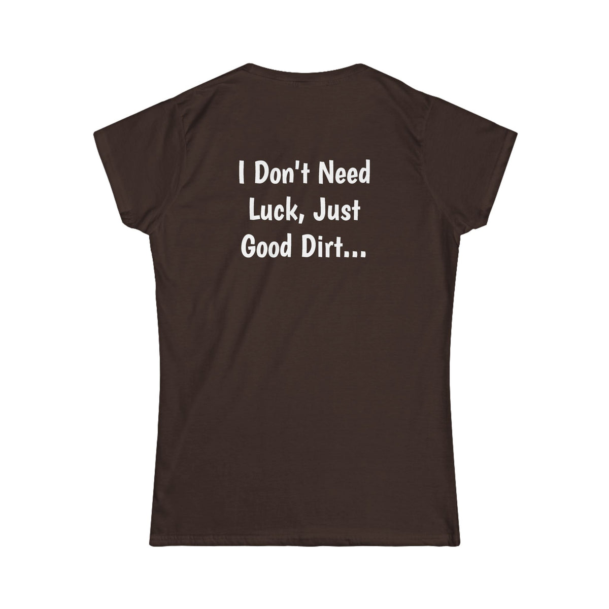 "Stupid Barrel" Women's White Soft style Tee — Classic Everyday Crewneck T-Shirt