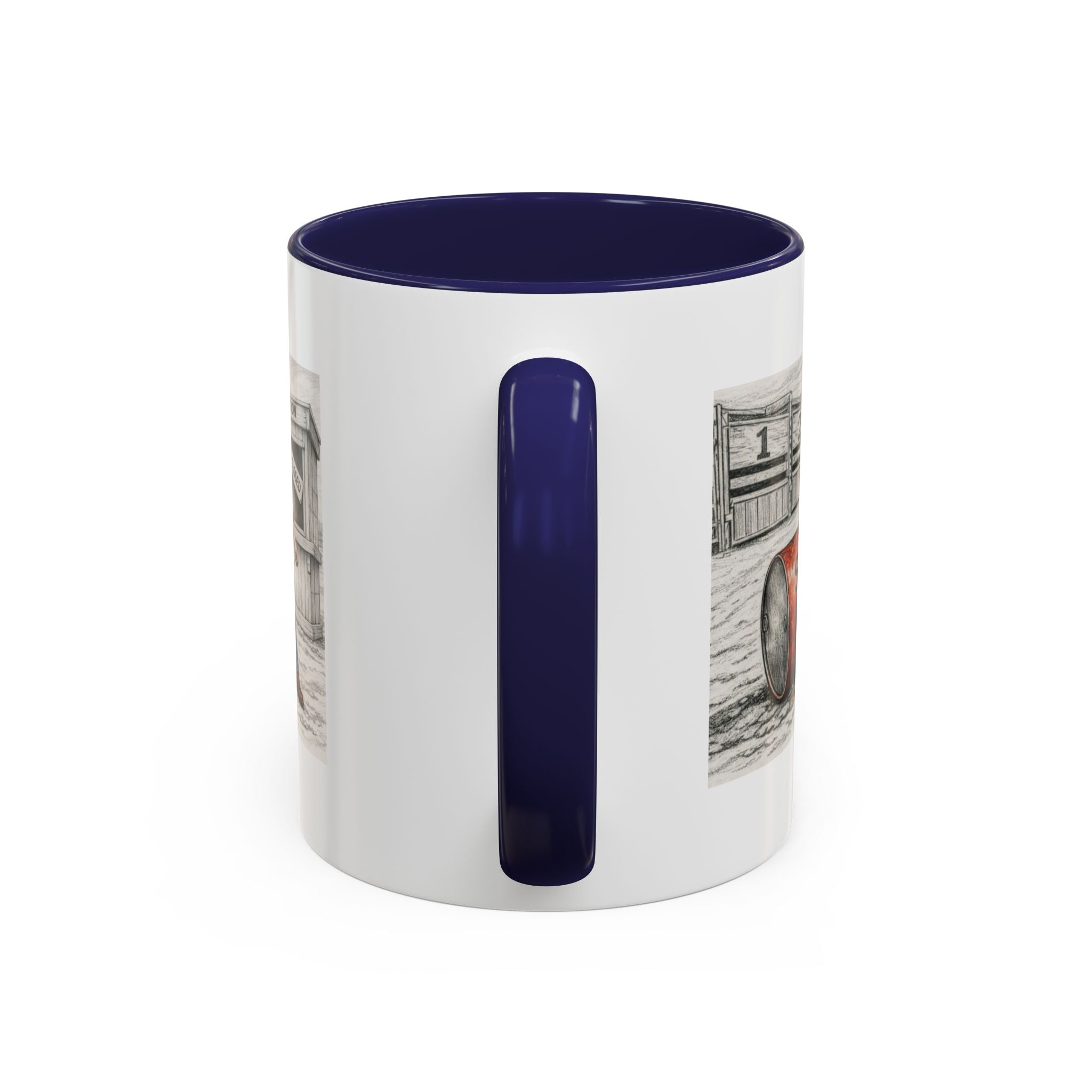 Out of the Money Barrel Racing Coffee Mug — Rodeo Cowgirl Accent Mug (11/15 oz)