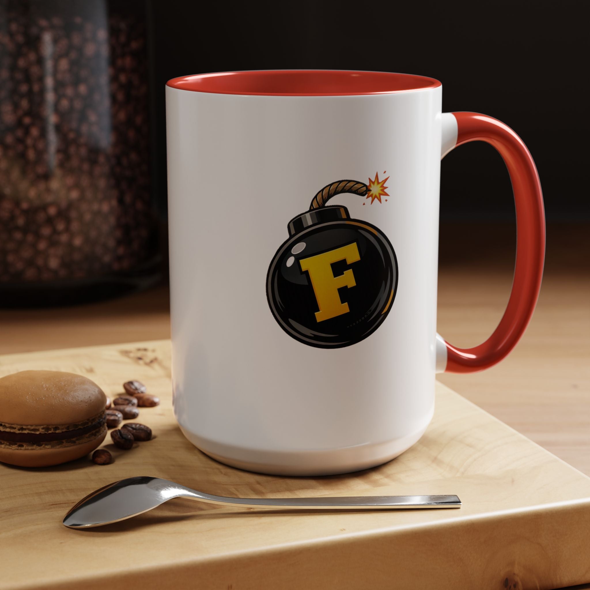 Funny "F" Bomb Accent Coffee Mug – 11oz/15oz Ceramic