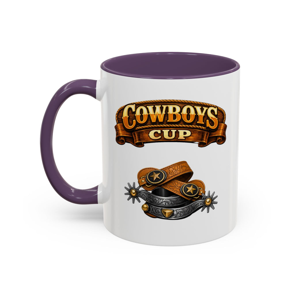 Cowboys Cup Coffee Mug — Western Spur & Leather Design (11/15oz)