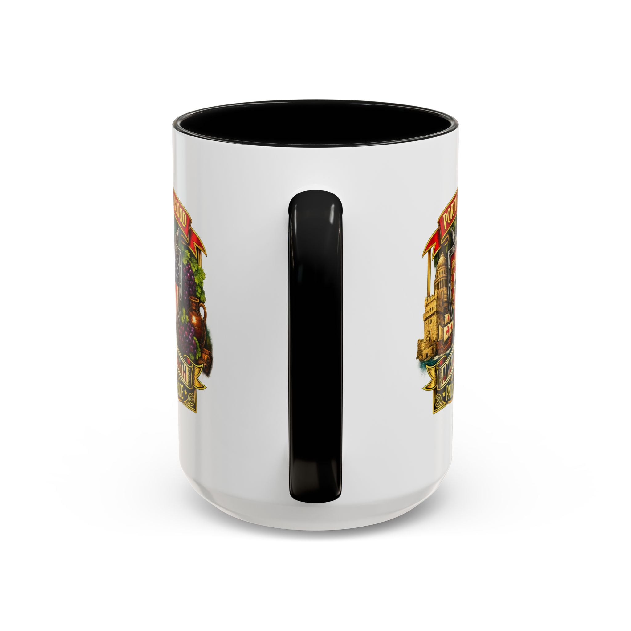 Portuguese/American Pride Mug - Coffee Ceramic Mug