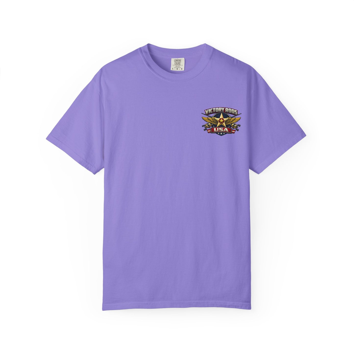 Victory Rods "Dorado Doris" Fishing T-Shirt — Retro Pinup Angler Tee