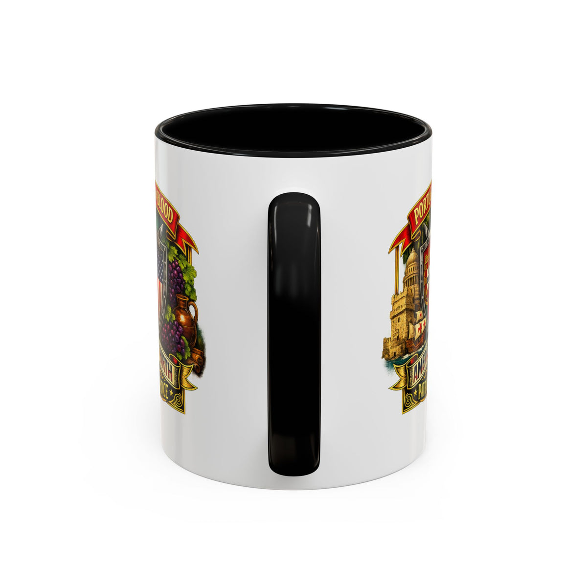 Portuguese/American Pride Mug - Coffee Ceramic Mug