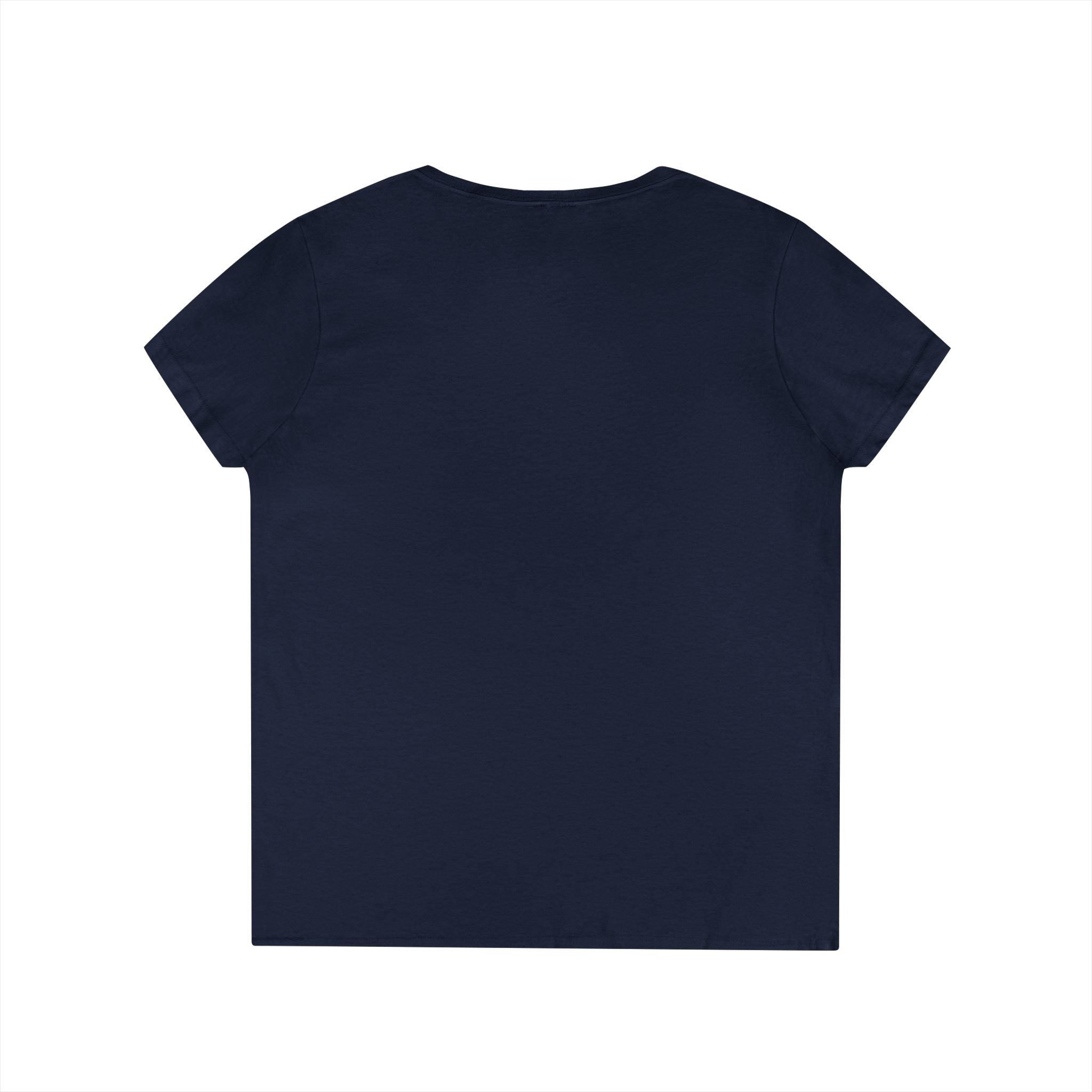 Floral Bull Skull V-Neck Tee