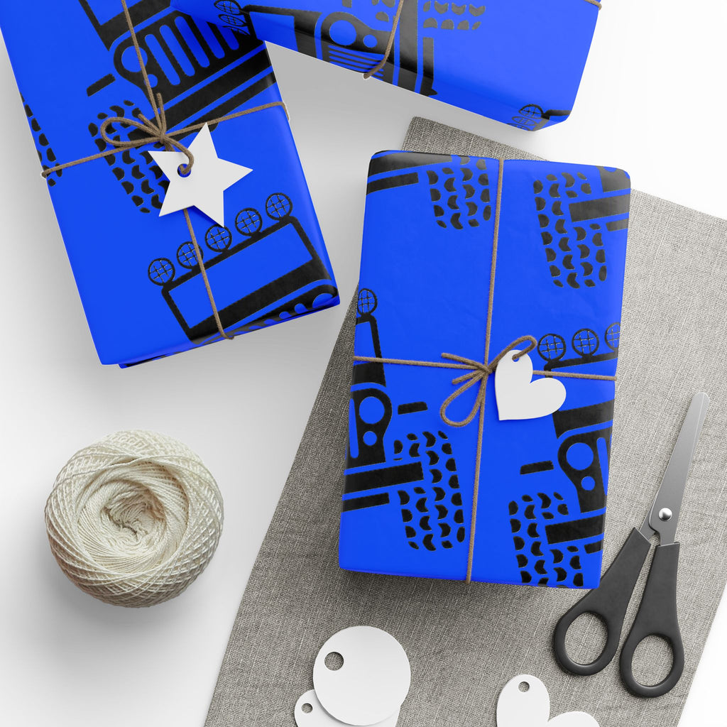 4X4 Off-Road Wrapping Paper Roll — Great for the Jeep Lover